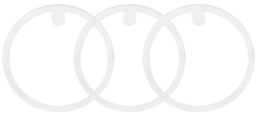 Akuku Uszczelki do bidonu A0164 A0165 A0166 3 sztuki