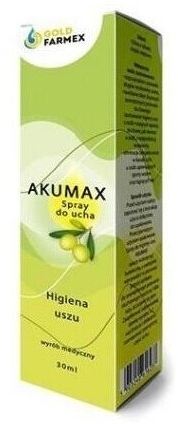 Akumaxx Goldfarmex spray do uszu 30 ml