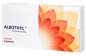 Albothyl globulki dopochwowe 6 sztuk