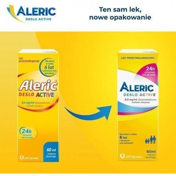 Aleric Deslo Active roztwór 60 ml