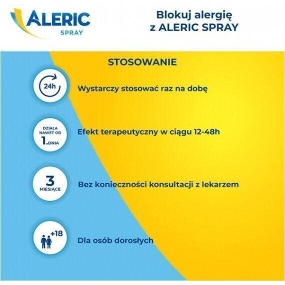 Aleric Spray Aerozol do nosa 0,05 g 60 dawek