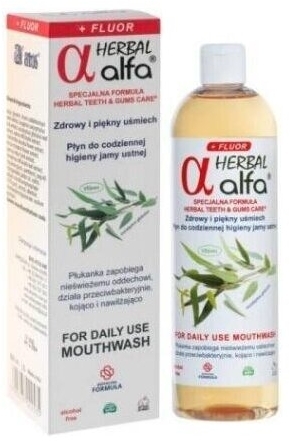 Alfa Herbal Fluor płyn do higieny jamy ustnej 500ml