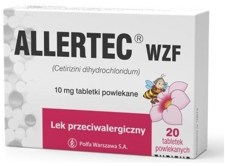 Allertec WZF 10 mg 20 tabletek