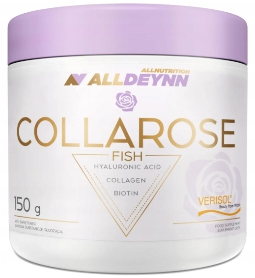 Allnutrition Alldeynn CollaRose Fish Kolagen smak pomarańczowy 150 g