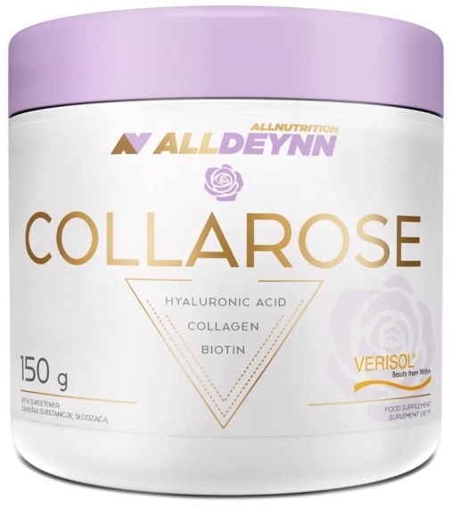 Allnutrition Alldeynn CollaRose Kolagen o smaku maliny i poziomki 150 g