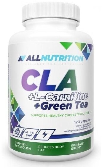 Allnutrition CLA + L-carnitine + Green tea 120 kapsułek