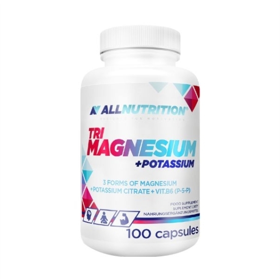 Allnutrition Tri Magnesium + Potassium 100 kapsułek