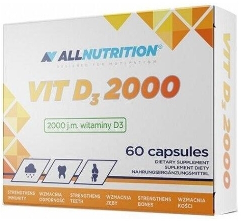 Allnutrition VIT D3 2000 60 kapsułek