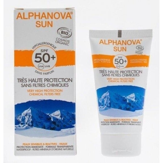 Alphanova Hipoalergiczny krem przeciwsłoneczny SPF50 50 g