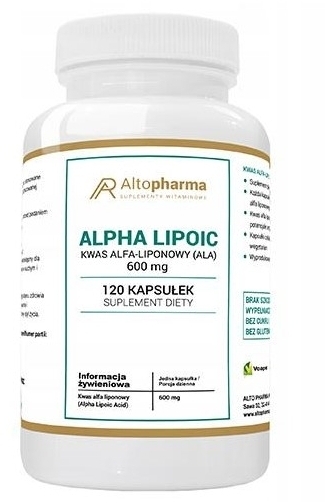 Altopharma Alpha Lipoic Kwas ALA 120 kapsułek