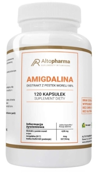 Altopharma Amigdalina 120 kapsułek