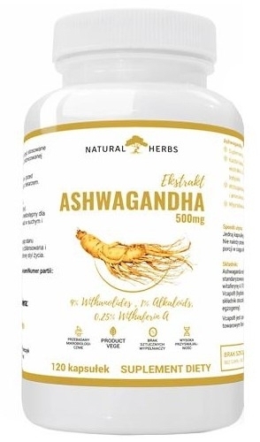 Altopharma Ashwagandha Extract+ L-leucyna 120 kapsułek