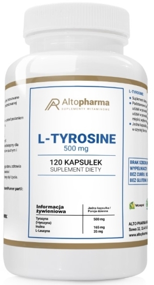 Altopharma L-Tyrosine 500 mg 120 kapsułek