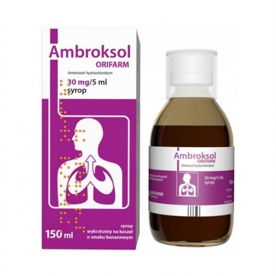 Ambroksol Orifarm syrop 0,03 g/5ml 150 ml