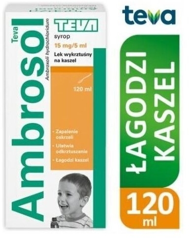 Ambrosol TEVA syrop 15 mg 120 ml