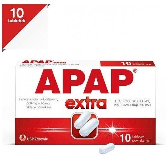 Apap Extra 10 tabletek