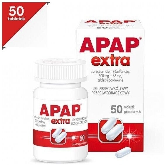 Apap Extra 50 tabletek