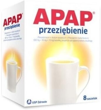 Apap Przeziębienie 8 saszetek
