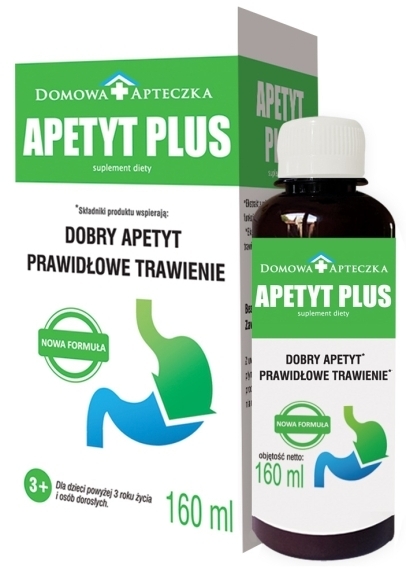 Apetyt Plus płyn Domowa Apteczka 160 ml