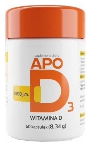ApoD3 1000 j.m. 60 kapsułek