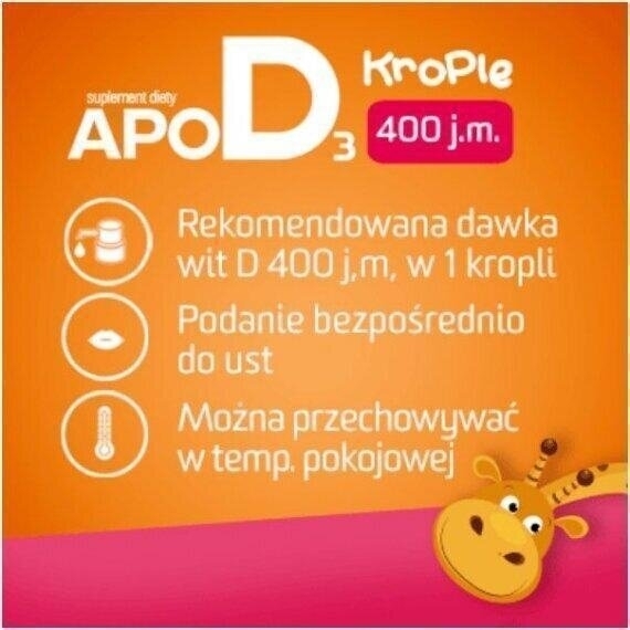 ApoD3 Krople 400 j.m. 10 ml