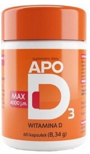 ApoD3 Max 4000 j.m. 60 kapsułek