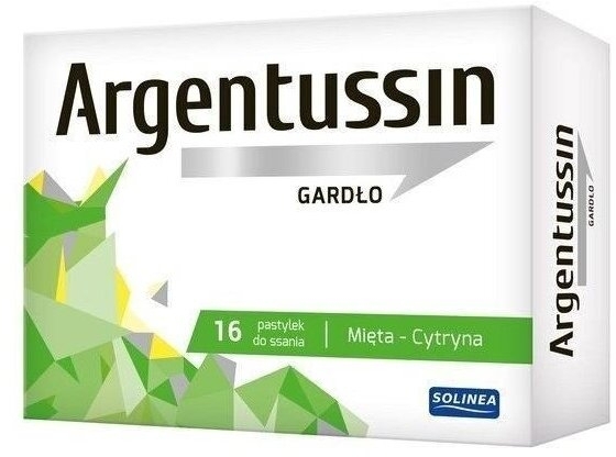 ArgenTussin Gardło miętowo-cytrynowe 16 sztuk