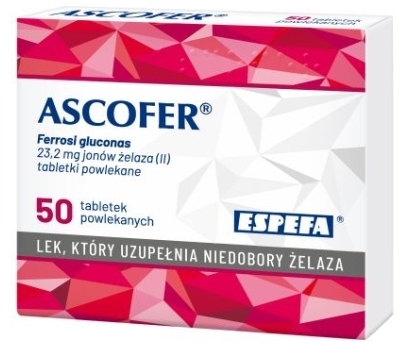 Ascofer 50 tabletek powlekanych