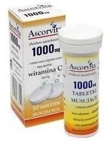 Ascorvita (Additiva) Witamina C 1000 20 sztuk