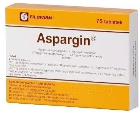 Aspargin 75 tabletek