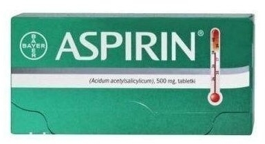 Aspirin 500 mg 10 tabletek*