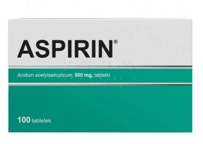 Aspirin 500 mg 100 tabletek