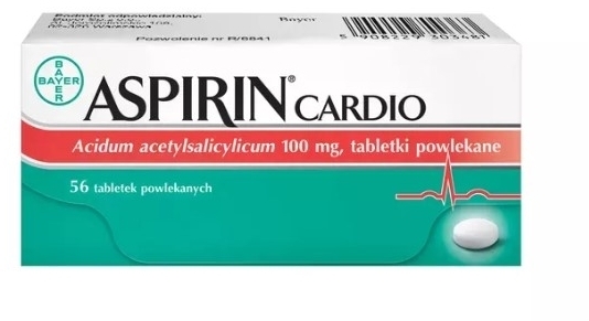 Aspirin Cardio 100mg 56 tabletek