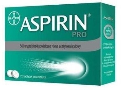 Aspirin Pro 20 tabletek