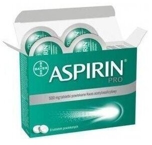 Aspirin Pro 8 tabletek