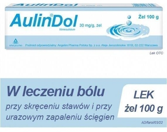 AulinDol żel 0,03 g/g 100 g (tuba)