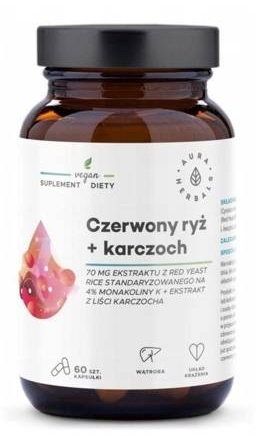 Aura Herbals Czerwony ryż + Karczoch 60 kapsułek