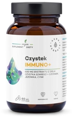 Aura Herbals Czystek Immuno+ 60 kapsułek