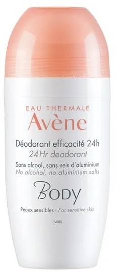 Avene Body dezodorant 24h roll-on, 50 ml