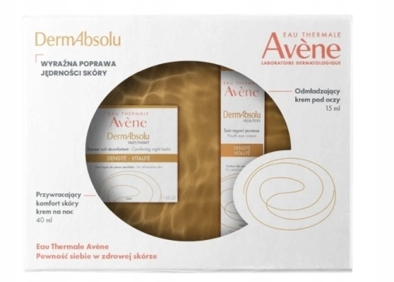 Avene DermAbsolu Zestaw krem na noc 40ml + krem pod oczy 15ml