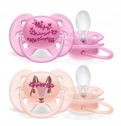 Avent Smoczek uspokajający 6-18 GIRL SCF223/04 2 sztuki