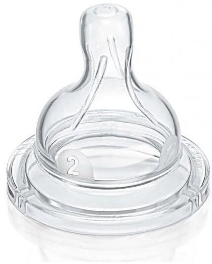 Avent smoczek  o wolnym przepływie 1 miesiąc+ z serii Classic SCF632/27 2 sztuki
