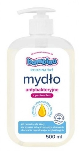 BAMBINO Rodzina Mydło w płynie antybakteryjne 500ml