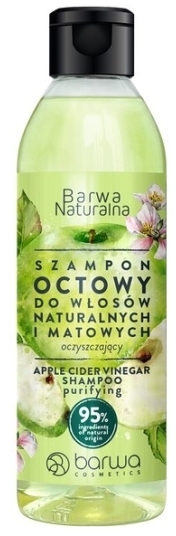 BARWA Naturalna Szampon octowy do włosów naturalnych i matowych 300 ml