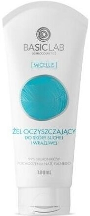 BASICLAB Żel oczyszczający do skóry suchej 100 ml