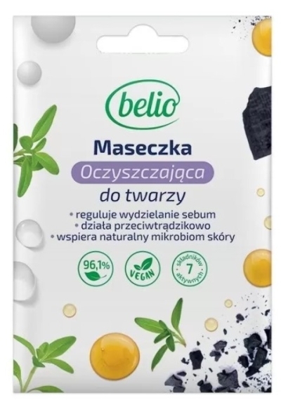 BELIO Maseczka Oczyszczająca do twarzy 10 ml