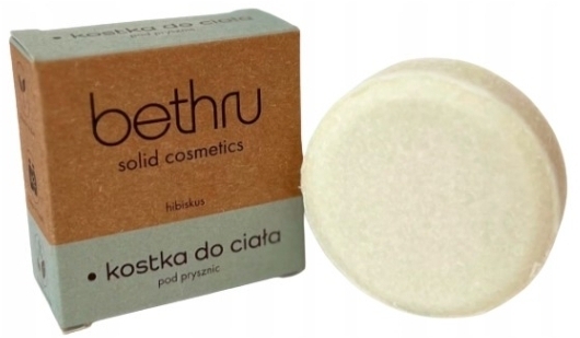 BETHRU Kostka mydło do ciała pod prysznic EKO HIBISKUS