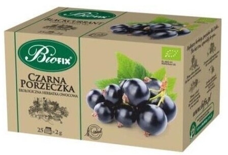 BI FIX Herbata Ekologiczna z czarnej porzeczki 50g