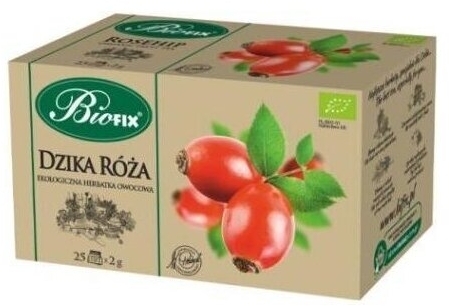 BI FIX Herbatka Ekologiczna z Dzikiej Róży 50 g