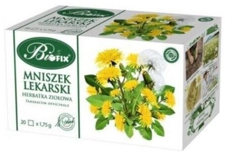 BI FIX Herbatka ziołowa Mniszek lekarski 20 saszetek